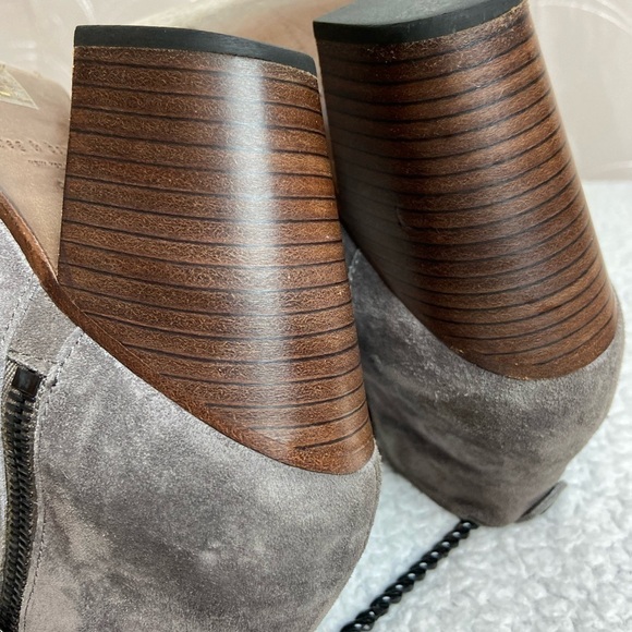 Rag &Bone Gray Italian Leather Booties, 36/6 - Picture 10 of 12